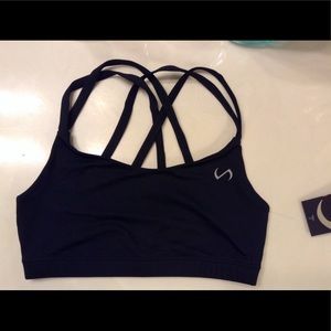 TLF black sports bra - NWT